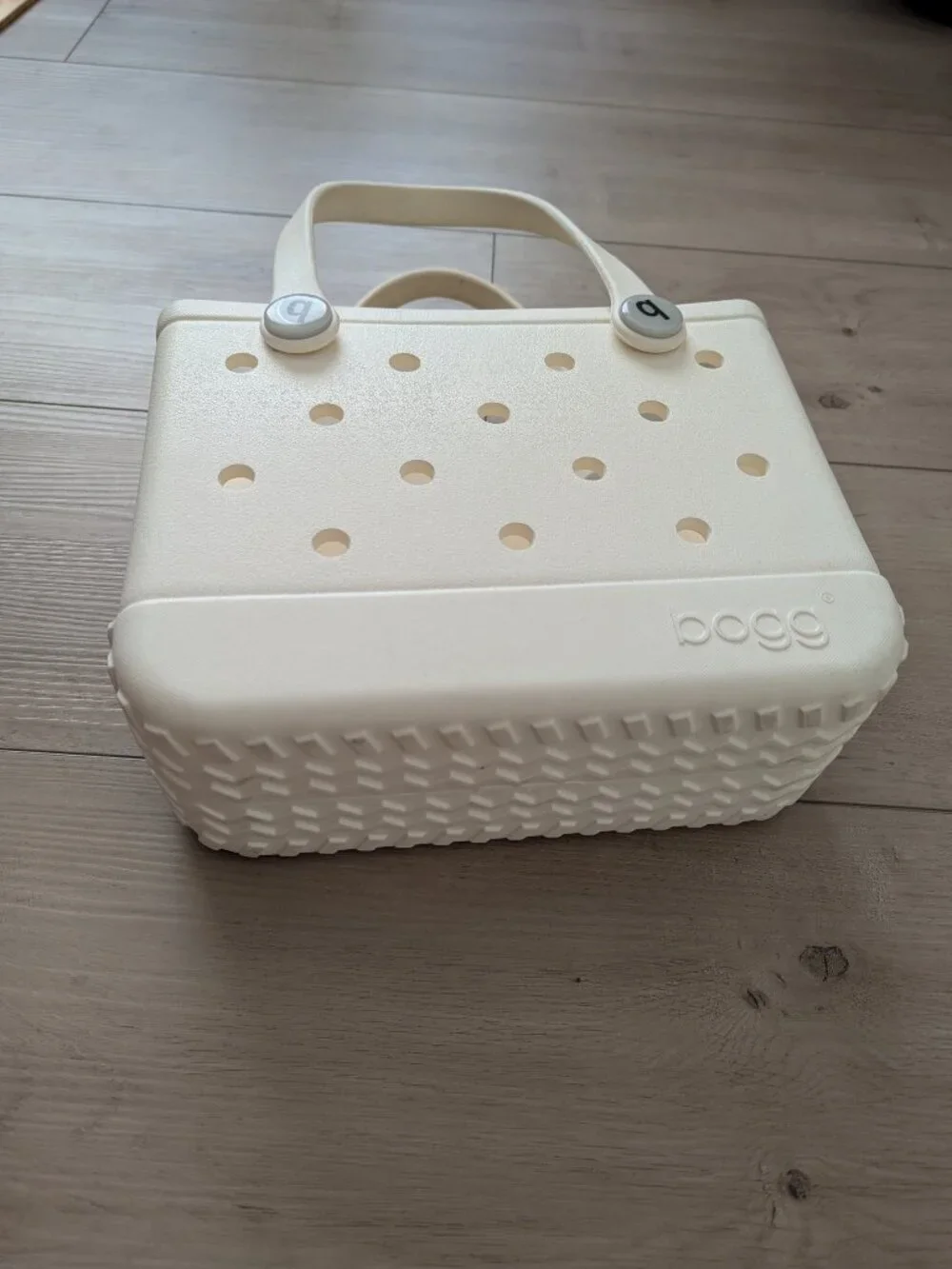 Bitty Bogg Bag Small Tote White EVA Beach Waterproof Compact